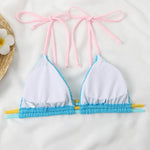 2026 New Fashion Sexy Bikini Solid Swimsuit Women Swimwear Push Up Set Brazilian Bathing Suit Summer Beach Wear Swimming