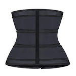 Women's Adjustable Breasted Tummy Control Waist belt Hook Workout Sweat Sauna Effect Body-shaped Fitness Sports Waist Trainer