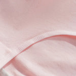 5Pcs Women Underwear Made Of Pure Cotton, Breathable Mid Waist, Pure Color, Thin Breathable Bow Underwear For Girls