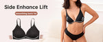 7pcs Bra and Panty Set Women's Lingerie Seamless Push-Up Wireless Bras with Removable Padding Basic Everyday T-Shirt Lingerie