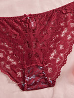 Single of Women's Underwear Set Sexy Lace Patchwork with Push Up Bra Romantic Sheer Women's Panties