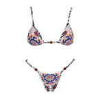 3Pcs Micro Bikinis Sexy Women Swimsuit 2026 New Swimwear Printed Swim Suit Female Bathing Suit Bandeau Biquini Beachwear Sarong