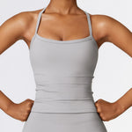 Cross Back Yoga Sports Bra Women Breathable Shock Proof Gym Workout Fitness Push up Top Yoga Running Active Sportswear Vest Bra