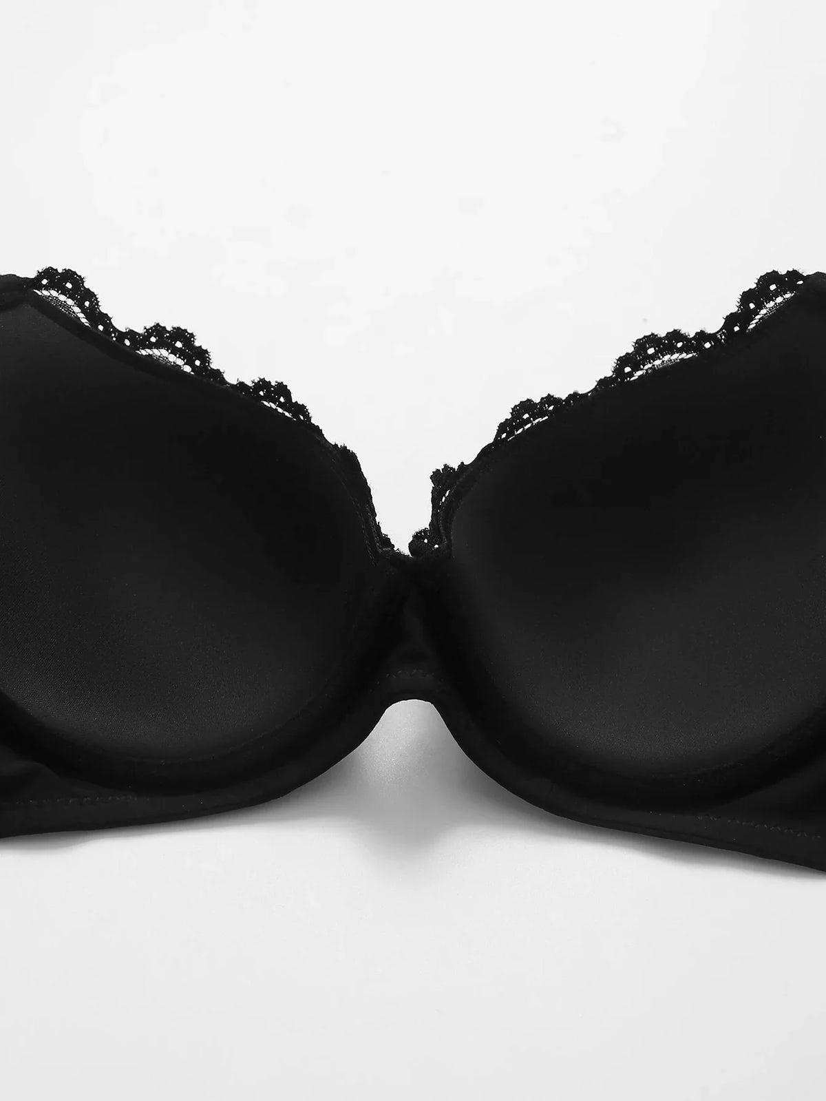 Knit Sexy Women's Thin Cup Lace Bras Lace Splicing Underwire Bra Push-Up Breathable Women's underwear