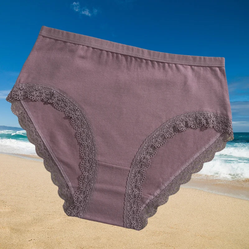 Women's Cotton Briefs Women Seamless Panties Solid Color Breathable Underwear Female Low Waist Soft Lingerie S-XXL