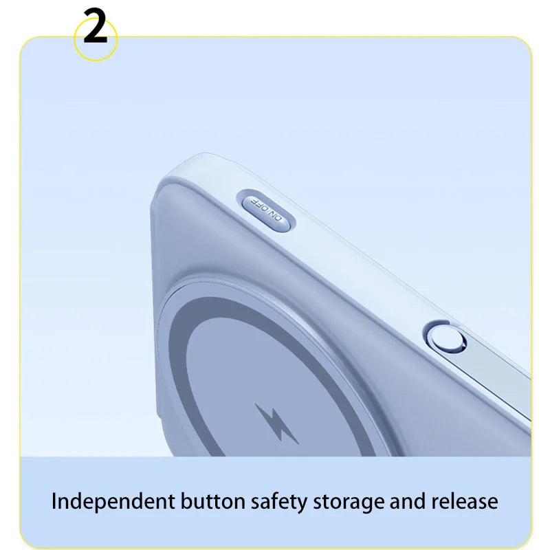 OnePlus Power Bank 200000mAh Portable Auxiliary Spare External Magnetic Battery Pack Wireless Charger For iPhone Xiaomi