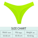 Low Waist Sexy Thong Women Panties G String Seamless Panties Underwear Sports Candy Color Yoga Girls Briefs Femlae Lingerie