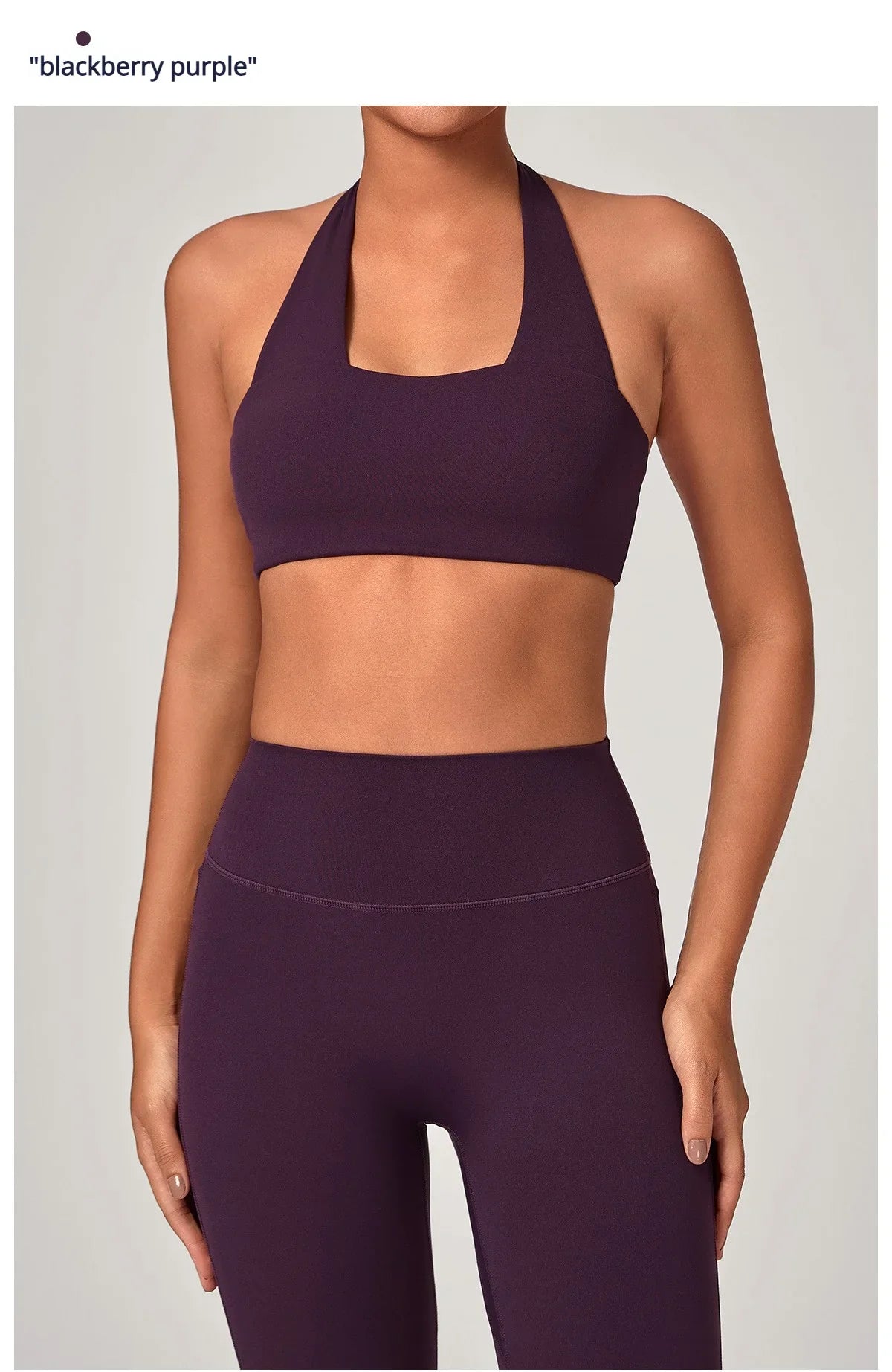 Sexy Fitness Bra Women Sports Sports Bra Halter Top High Support Push-up Open Back Running Gym Wear Yoga Bra Workout Underwear