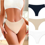 3PCS Seamless Women's Lingerie Female Thongs Sexy Underwear Low-Rise Underpant Women's Panties Intimates Bikini Briefs S-XL