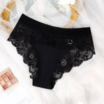 1pcs Fashion Style Elegant Women's Panties Low Waist FloralSexy Lingerie Comfortable Female Underpants Hot Sale Lady Briefs