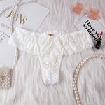 Hollow Out Lace Sexy Girls G String Panties Women Briefs Transparent Thong Thin Underwear Female Low Waist Lingerie Size S-XL
