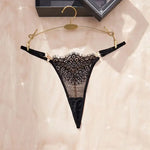 Transparent Hot Temptation Thongs G-strings Woman Panty Pearl Open Hip Briefs Porn Hollow Solid Lace Pantys FemaleEroticCostumes