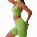 Sexy Halter Yoga Bra Gym Workout Push Up Running Sports Underwear Gathering Sports Vest Beautiful Back Fitness Top