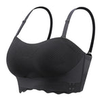 Wireless Wedding Brassiere Push Up Bras Lingerie Sexy Bralette Strapless Bras Invisible Tube Tops Seamless Breathable Bras M-6XL