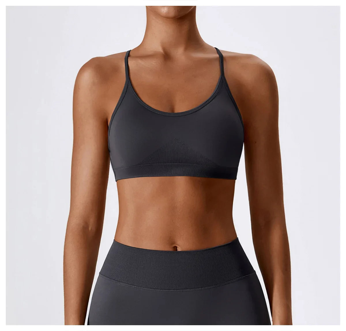 Women Cross Strap Sports Bra Women Push Up Sport Bra Yoga Gym Crop Top Brassiere Fitness Top Seamless Sport Bra Breathable Bras