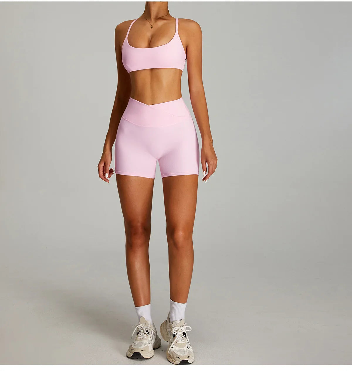 Women Cross Straps Sports Bra Gym Yoga Crop Workout Top Vest High Support Fitness Bralette Push Up Underwear Soft Breathable