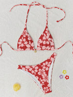 Micro Bikini 2026 Push Up Women Swimsuits Sexy Swimwear Brazilian Bikini Set Biquini Print Swimsuit Summer Brown Beachwear