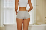 2PCS Women's Panties Cotton Seamless Sports Boxers Underwear Female Solid Color Briefs Cozy Lingerie Intimate Underpants XS-XL