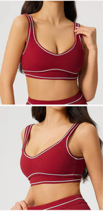 Sexy Sports Bra Women Workout Underwear High-strength Professional Shockproof Running Bra Gym Push Up Lingerie Yoga Fitness Bra