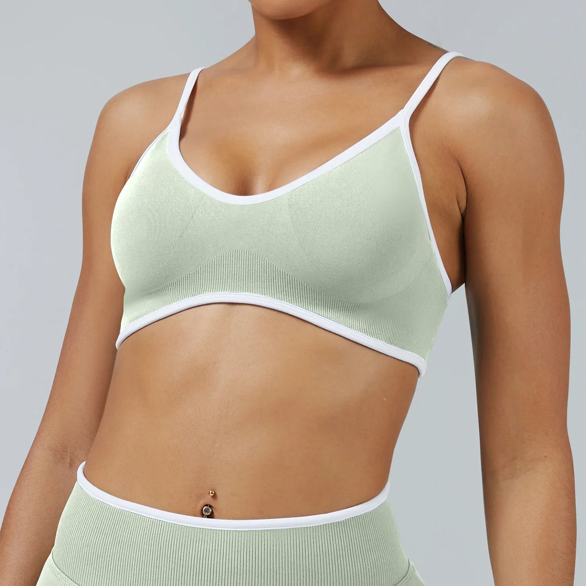 High Strength Sports Bra Seamless Yoga Top Women Fitness Gym Active Wear Back Cross Workout Push-up Fitness Running Underwear