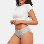 Women's Seamless Cotton Briefs Women Panties Solid Color Breathable Underwear Female Low Waist Soft Lingerie S-XXL