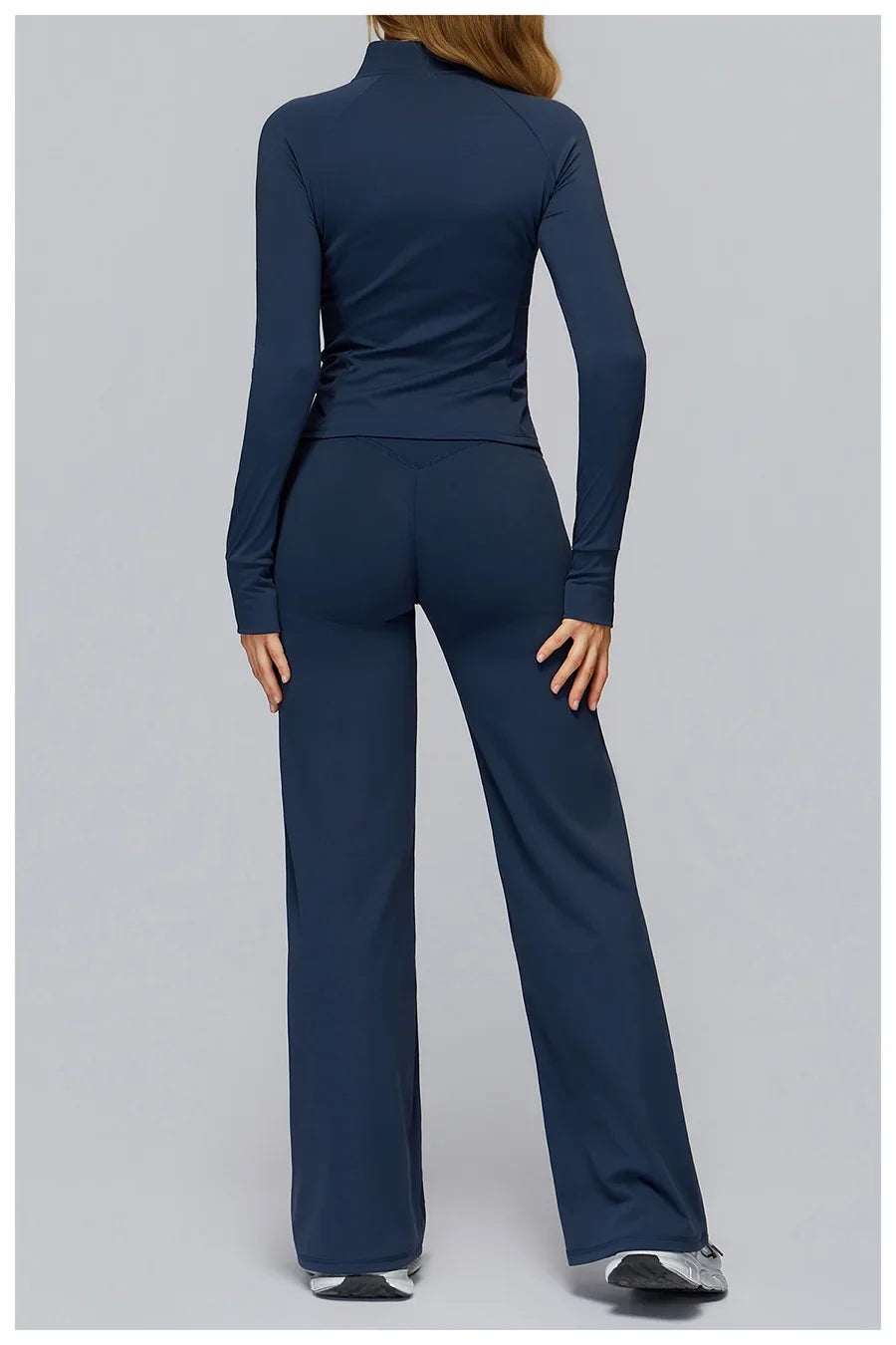 New yoga set 2 pieces gym set Women Long Sleeve Sports Shirts Sports Bra Leggings Suit Fitness Running Workout Suits Tracksuit