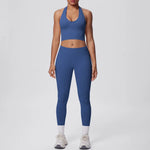 2pcs Yoga Set Gym Outfits Clothes Athletic Wear Yoga Suits For Women Fitness Set Tracksuits Sports Bra Gym Leggings Sportswear
