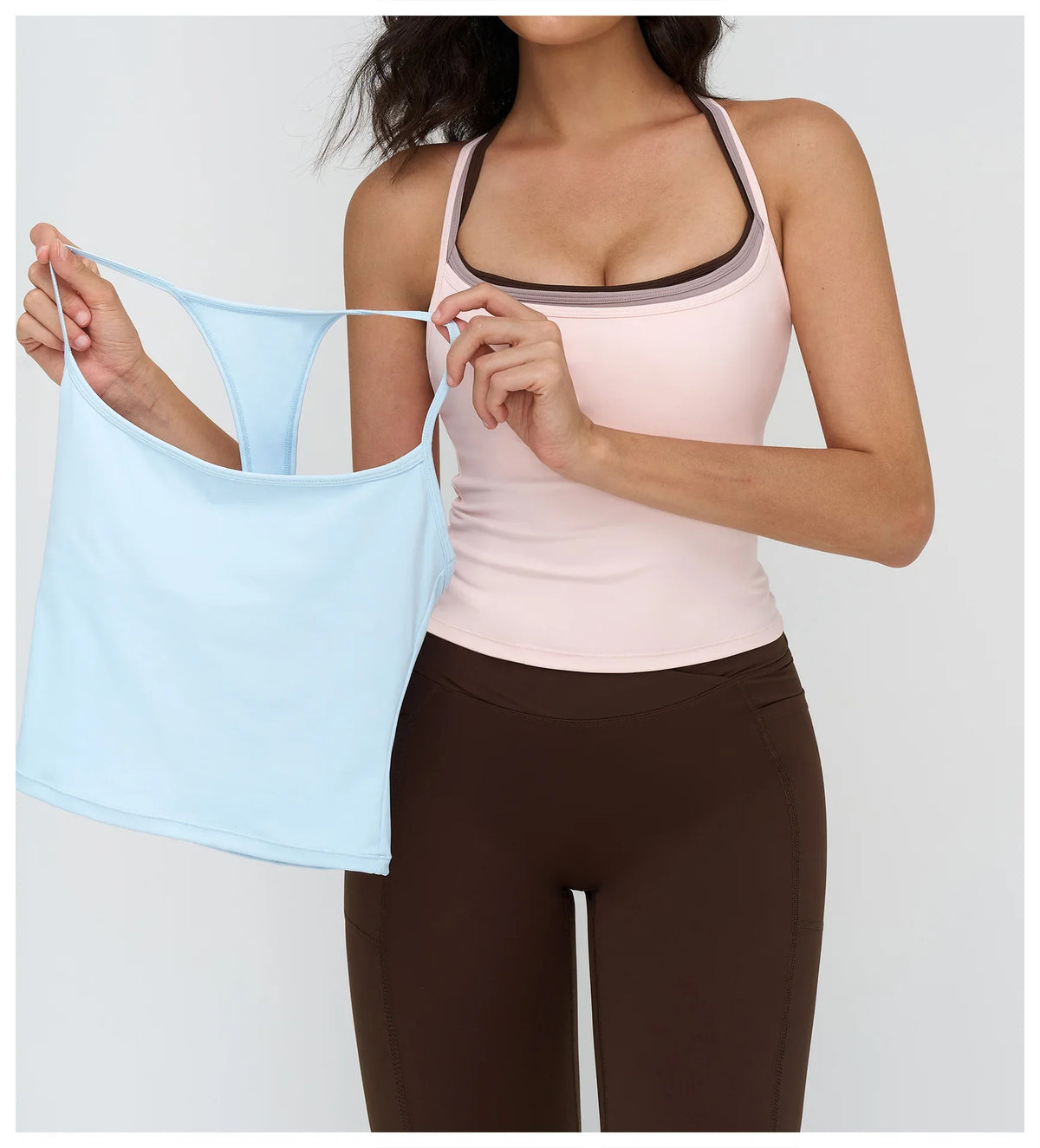 High Summer Fitness Bra Workout Top Gym Underwear Fitness Sports Bra Athletic Sport Bra Women Backless Push Up Gym Yoga Crop Top