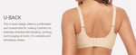 Women's Small Teardrop Smooth Wire-free Bra 3/4 Cup Thin Mold Jelly-like Bra Comfortable and Breathable Underwear Plus