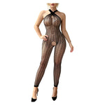 Sexy Woman Lingerie Hot Fishnet Bodystocking EroticNightdress Crotchless Sexy Women's Underwear Lace Bodysuit Cosplay Costume