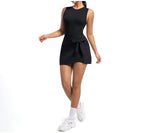 New Short Sports Jumpsuit Gym Set Women Yoga Clothes Workout Tennis dress One-piece Playsuit Yoga Suit Female Outdoor Bodysuits
