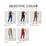 Hearuisavy Female Jumpsuit Long Elegant Sports Bodysuit Woman Gym Clothes Strappy Fitness Overalls Push Up Pilates Yoga Leotard
