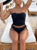 Black Bikinis 2026 Sexy Women Swimsuits Female Swimwear Bikini Set Bathing Suit Swimming Suits Bandeau Beachwear Thong Biquini test