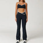Sportswear Woman Gym Sports Bra Shorts Leggings 2 Piece Set Workout Naked Feeling Seamless Female Fitness Clothing Tracksuits