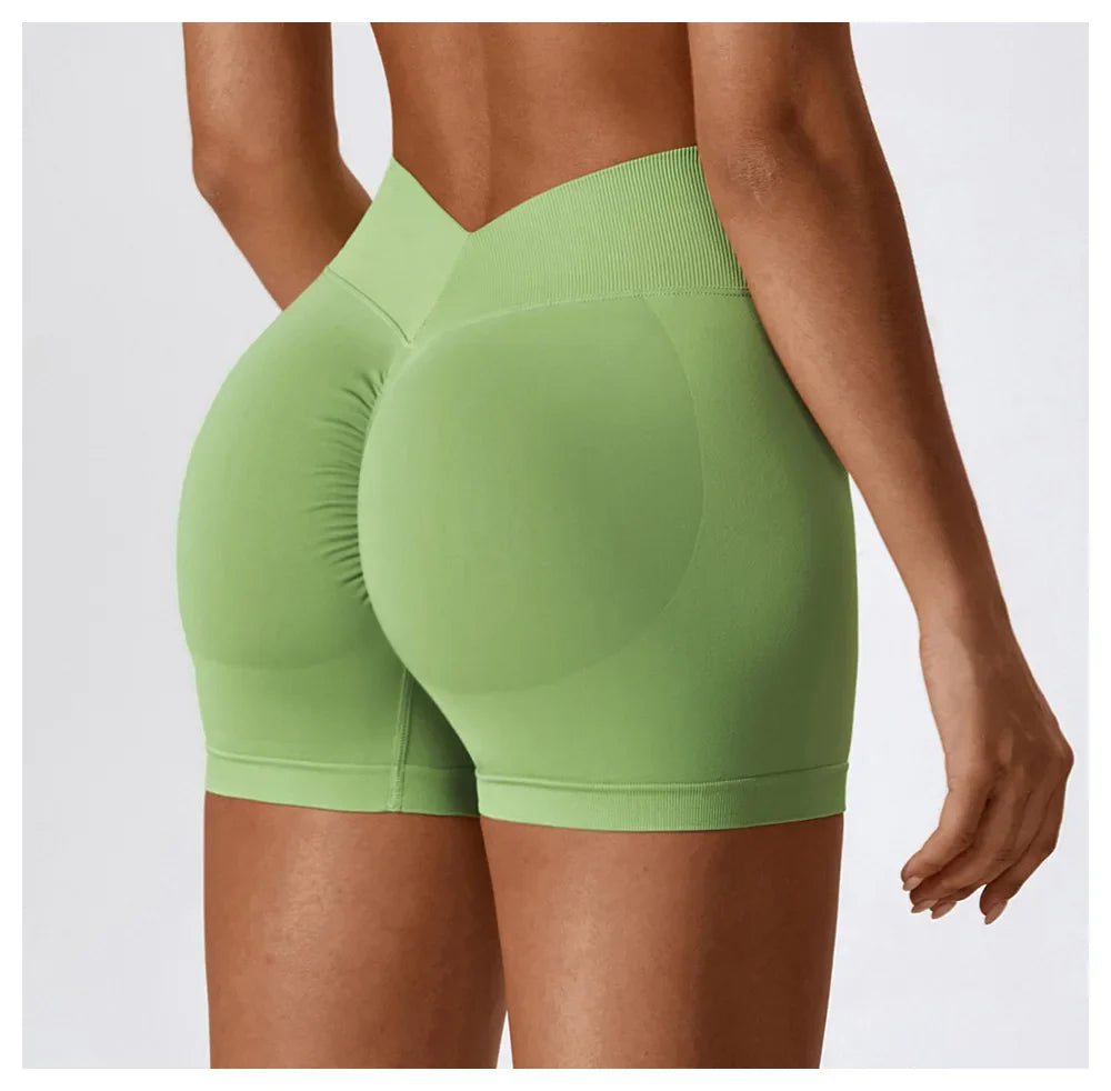 Yoga Shorts Women Gym Outfit Scrunch Butt Fitness Workout High Waist Leggings Gym Clothes For Women Cycling Shorts Sports Shorts