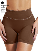 High stretch hip lifting fitness yoga shorts with peach hips and no awkward lines, Pilates medium intensity training shorts