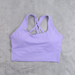 DIAS FIT JOY Yoga bra Naked feel cross back sports bra yoga clothes women's Cycling running fitness top