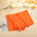 4Pcs/Set Women's Cotton Boxers Panties Seamless Sports Underwear Female Solid Color Cozy Lingerie Intimate Underpants XS-XL