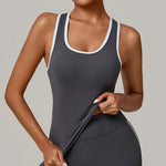 Sports Underwear Women's Sports Strappy Top Yoga Vest Fitness Tank Top Gym Beautiful Open Back Bra Running Workout Halter Bra