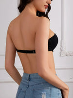 Trendy daily commute Strapless bra Comes with Clear Detachable Straps Push up bra Comfortable basic style women lingerie