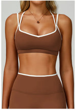 Sexy Back Sports Bra Top Women's Push-Up Yoga Underwear Fitness Top Running Workout Yoga Top Soft Beauty Back Bras Gym Underwear