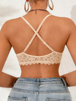 1Pcs Lace Butterfly Women's Sexy Bras French Front Closure Push up Bra Non-Padded Comfortable Versatile Back Design Top