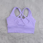 DIAS FIT JOY Yoga bra Naked feel cross back sports bra yoga clothes women's Cycling running fitness top