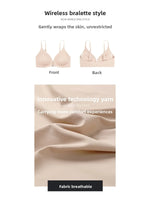 7 Pack Of Color Women's Front Closure Bras Seamless Push-Up Wireless Bras with Removable Padding Basic Everyday T-Shirt lingerie