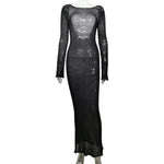 Women Beach Tunic Sexy See-through Beach Dress Summer Beach Cover Up 2024 Women's Beachwear