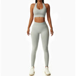 Sexy Halter Yoga Bra Gym Workout Push Up Running Sports Underwear Gathering Sports Vest Beautiful Back Fitness Top