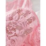 2025 Lace Sleeping Robe Nightgown Set Hot Erotic Pajamas With Summer Sleeveless Halter Dress Sexy Sleepwear For Plus Size Woman