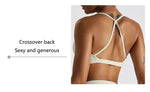 Summer Sexy Scrunch Sports Bra Gym Top Women Running Back Cross Top Sportswear Workout Underwear Fitness Workout Yoga Clothing