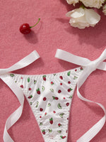 1Pcs Lovely Sexy Women's Panties Low Waist Tie-Side G-String Comfortable Sexy Lingerie