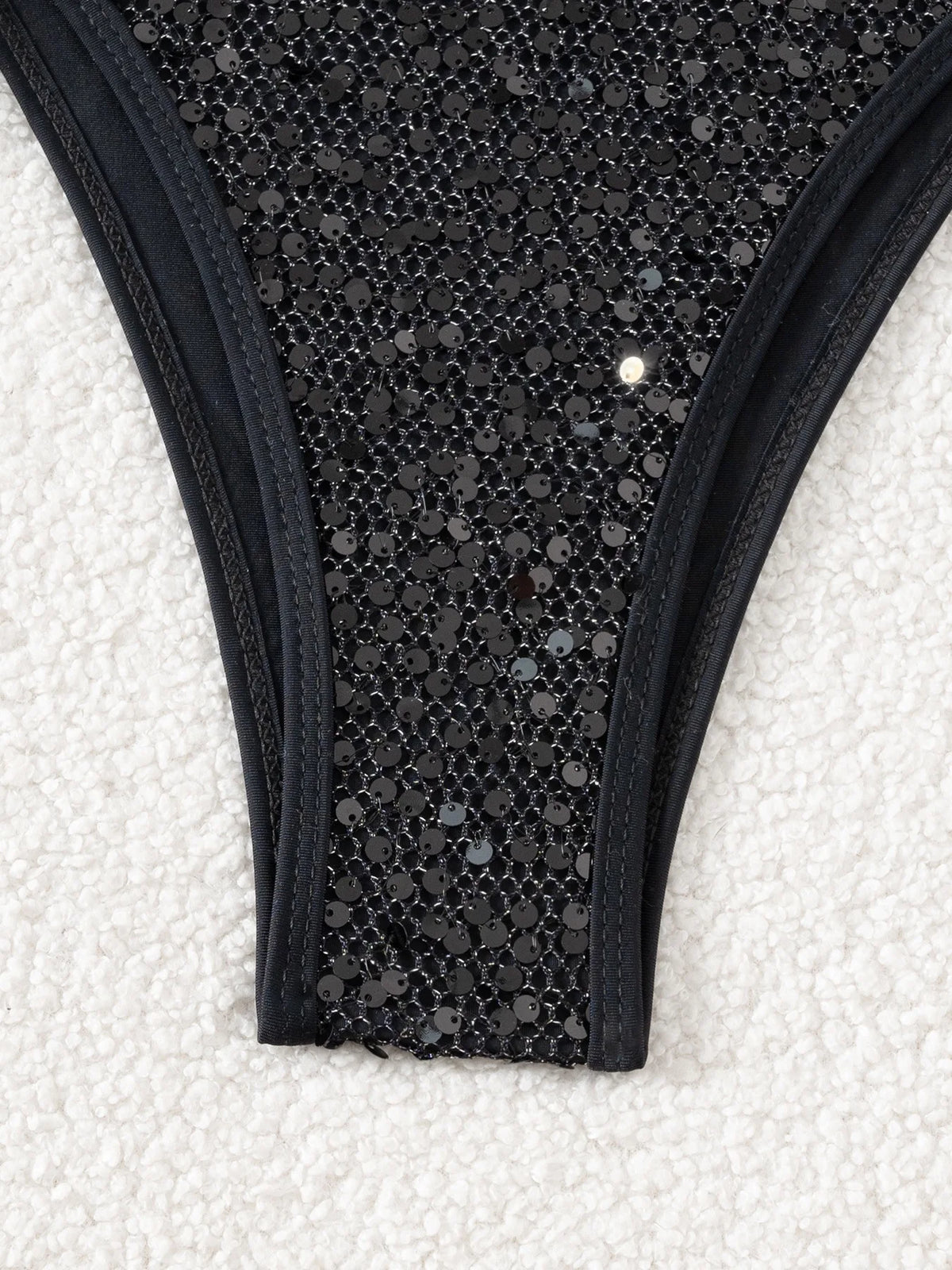 2026 Shiny Sequins Bikini Set Women's Triangle Wrapped Swimsuit Two-piece Lace-up Swimwear Sexy Micro Thong Bathing Suit Biquini